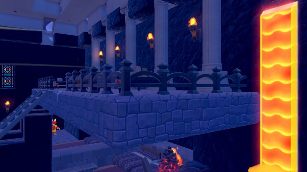 Pokemon Pokopia Rocky Ridges, a custom build for lava pokemon