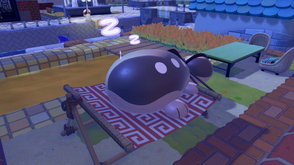 Pokemon Pokopia custom build; house for swamp / mud lovers in Bleak Beach; Clodsire, Wooper, Paldean Wooper